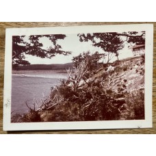 USHUAIA TIERRA DEL FUEGO ANTIGUA FOTO UN POCO MAS CHICA QUE TARJETA POSTAL HOSTERIA KAIKEN Y LAGO FAGNANO